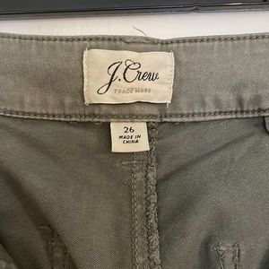 J. Crew - Women’s Cargo Style Skinny Cotton Pants - Size 26